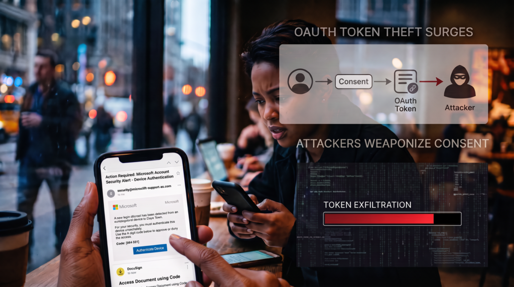 OAuth token theft surges despite MFA, as attackers weaponise consent 